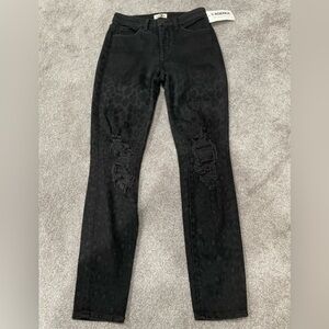 NWT L’Agence distressed skinny jeans.